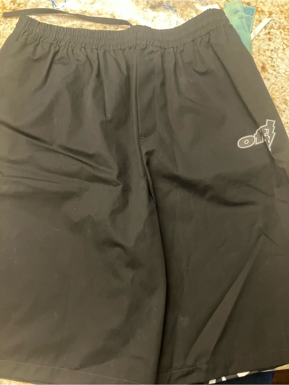 Men’s OFF-WHITE black NWT men’s shorts